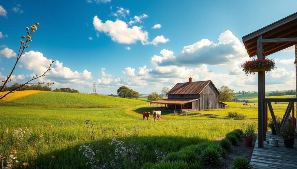 buitenleven in landelijk wonen